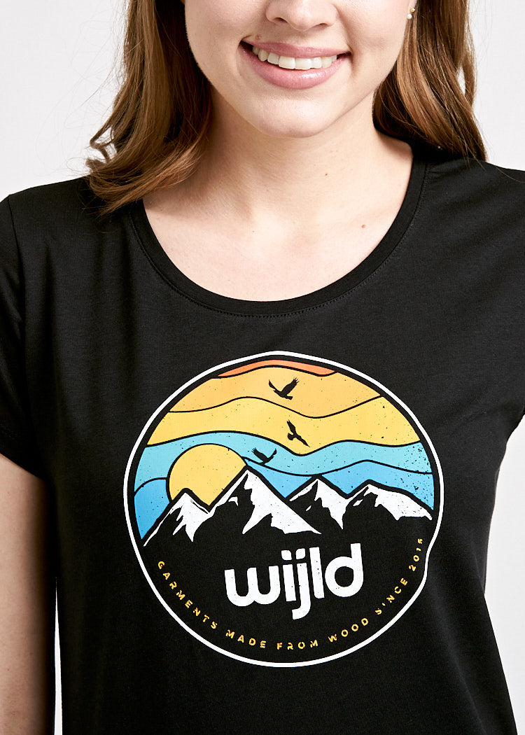 Wijld Sarah Summit Circle Damen T-Shirt Relaxed Slim