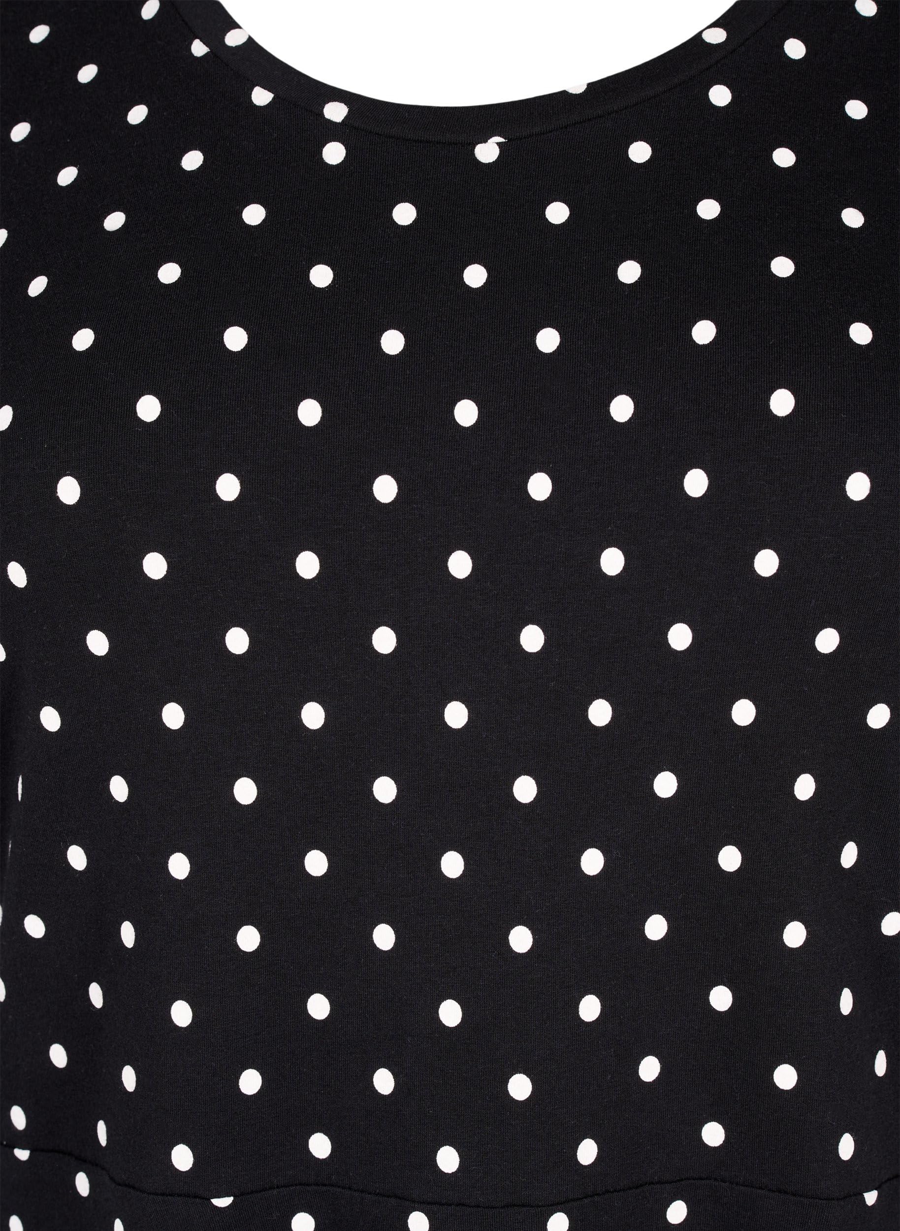 Zizzi Dresses Kleid Kurzarm Bio-Baumwolle Große Größen 42-60