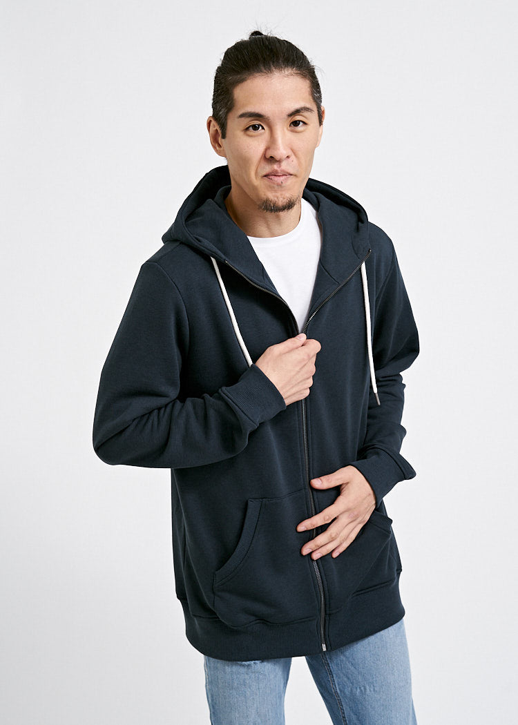 Wijld Carbon Herren Sweatjacke mit Kapuze Bio-Baumwolle
