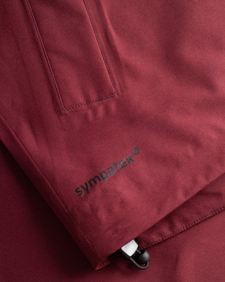 NIKIN TreeJacket Rain Regenjacke Burgundy Wasserdicht