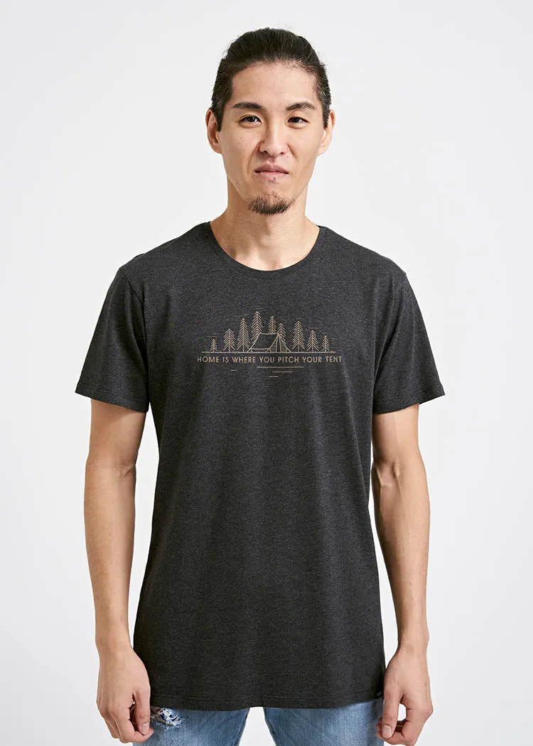 Wijld Alex Pitchyourtent Herren T-Shirt Holzfaser