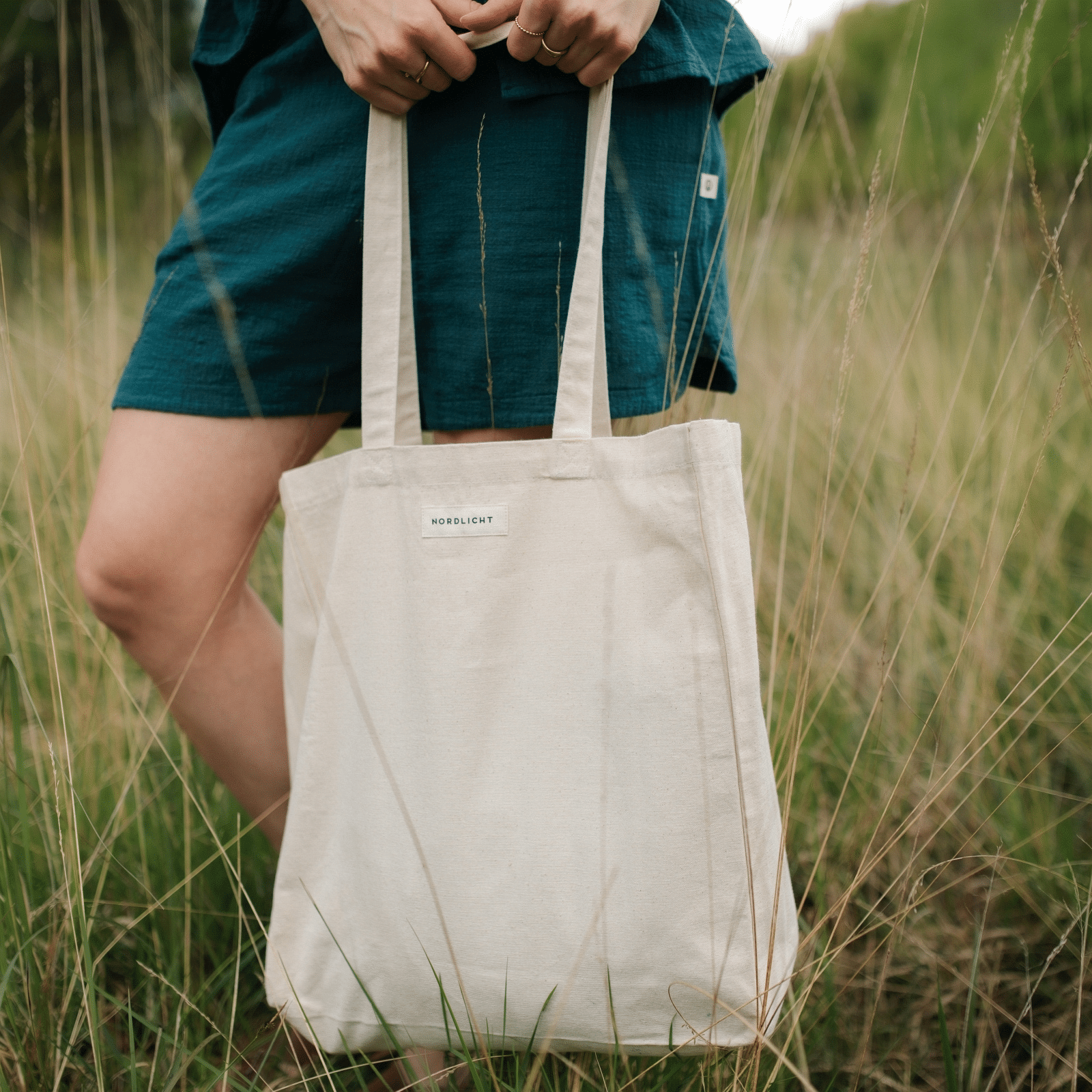 Nordlicht Flow Shopper Natur Bio-Baumwolle