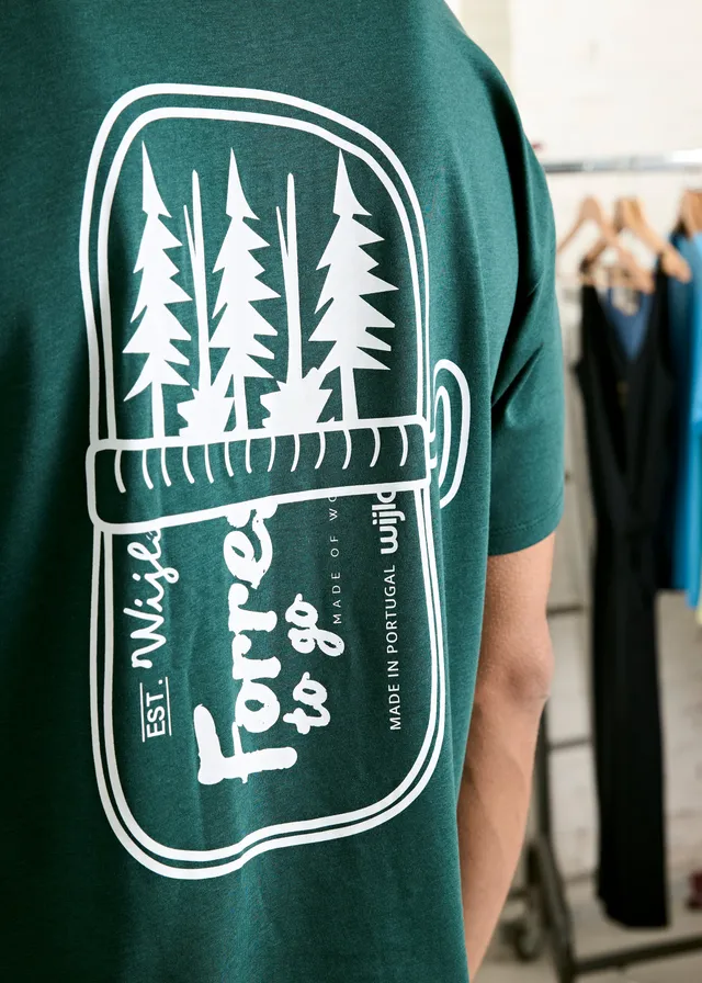 Wijld Timo Tin Full Of Trees Woodshirt Herren Lyocell