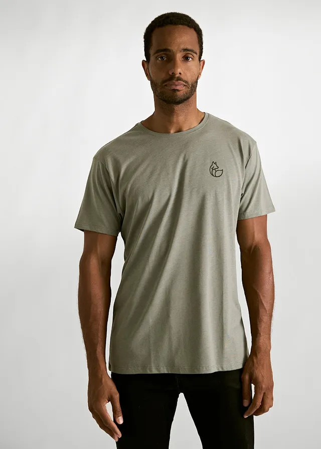 Wijld Alex WoodShirt Herren Green Fox Motiv Bio