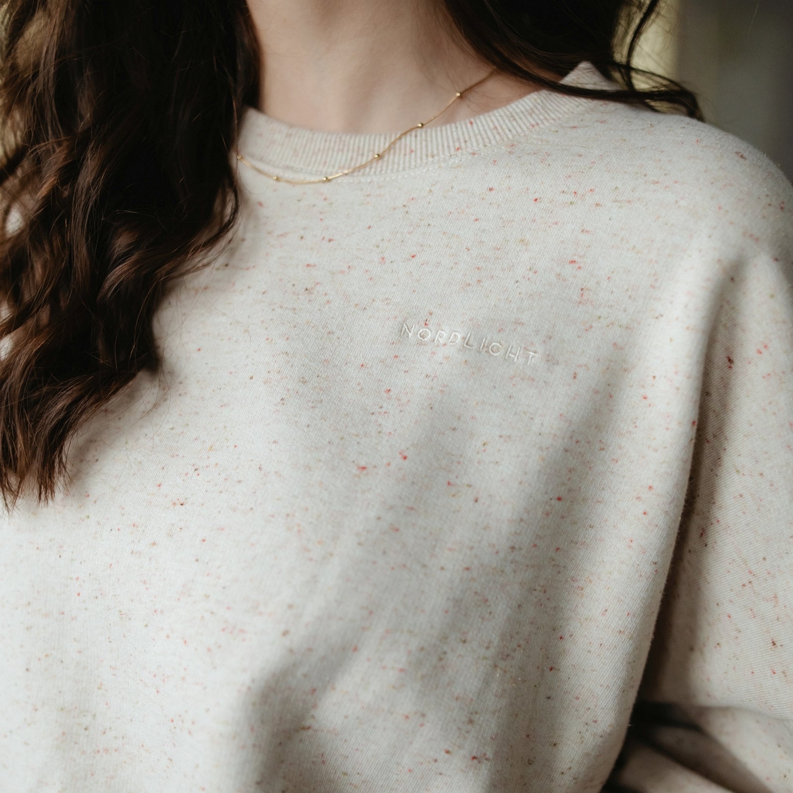 NORDLICHT Emma Sweater Pullover Bio-Baumwolle Punkte
