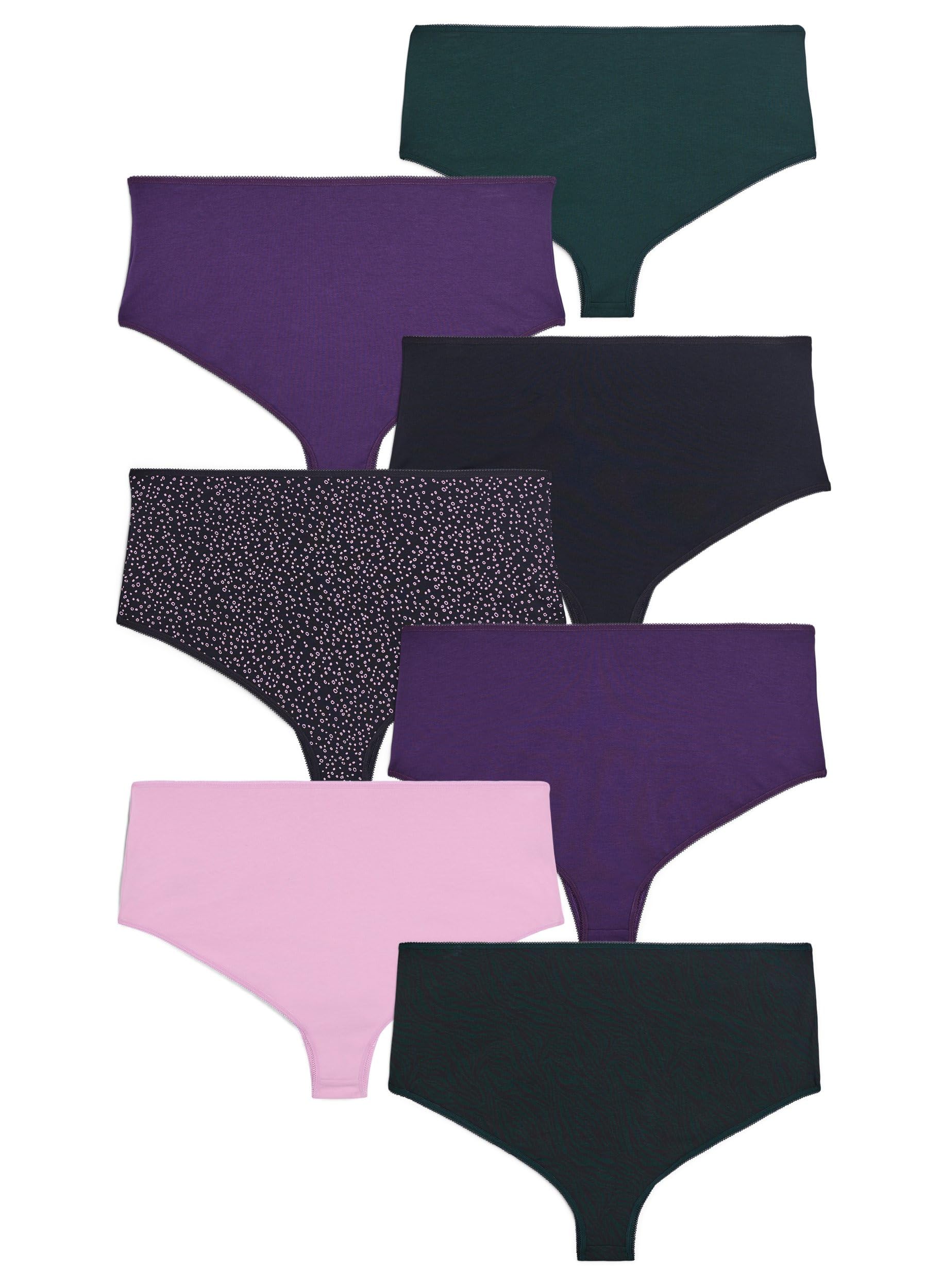 Zizzi Devoted Slips Baumwolle Hipster 7-Pack 42-60