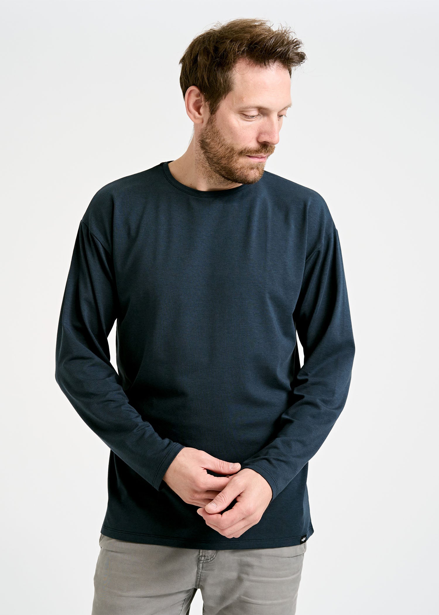 Wijld Chris Herren Langarmshirt Carbon Overcut Holz