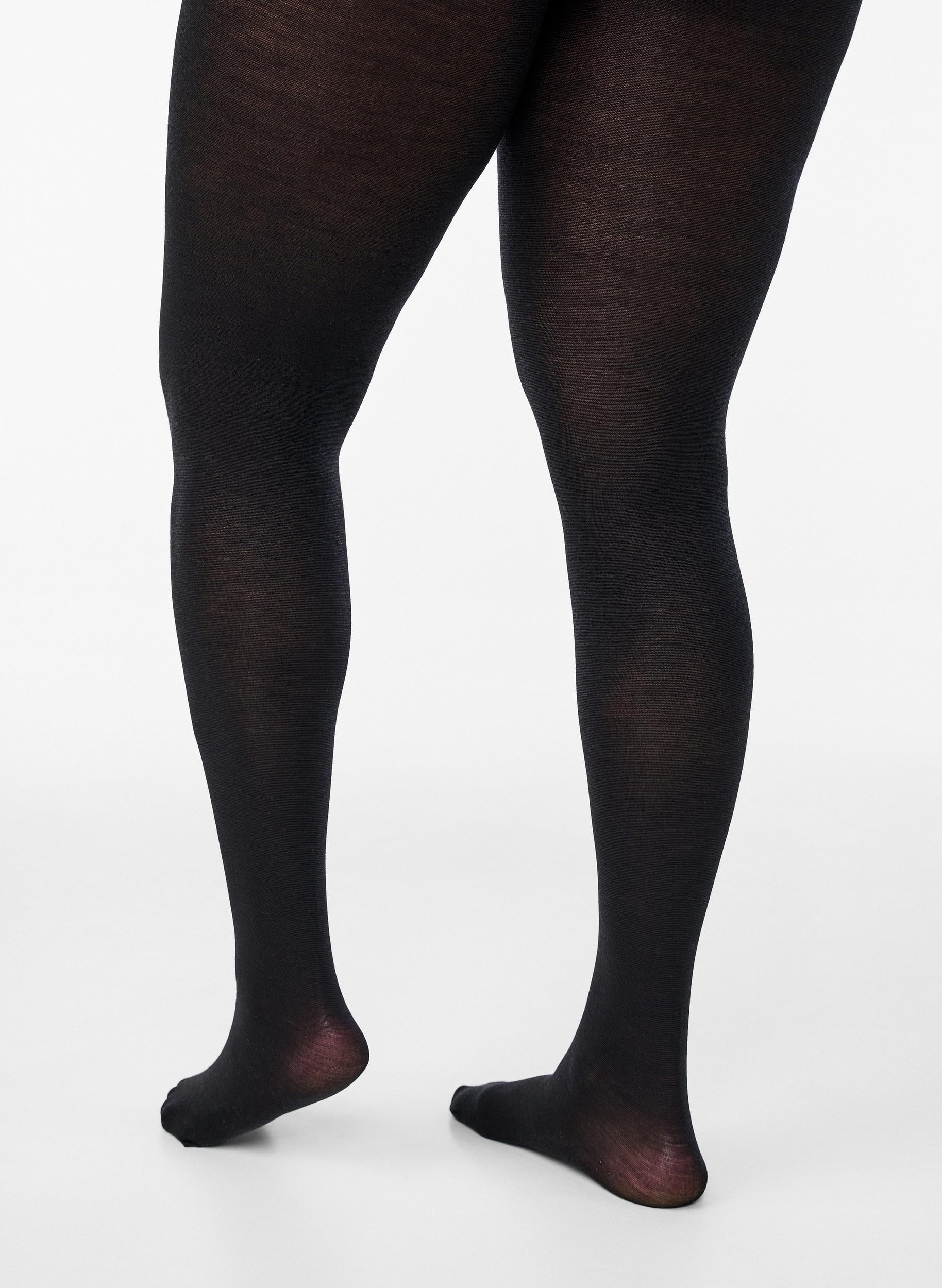 Zizzi Basics Wollstrumpfhose Große Größen 60% Wolle