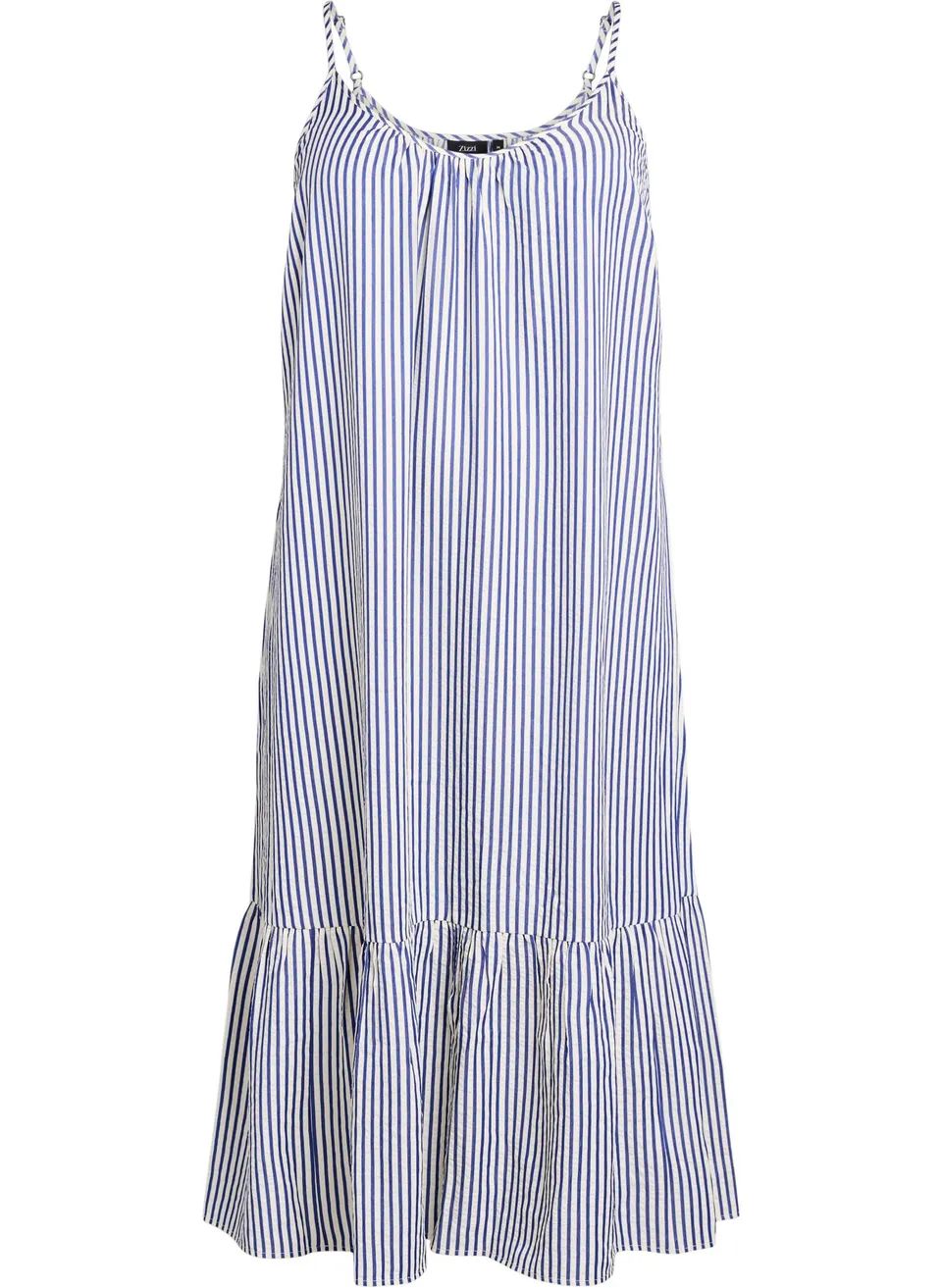Zizzi Midikleid Streifen Spaghettiträger Gr.42-60