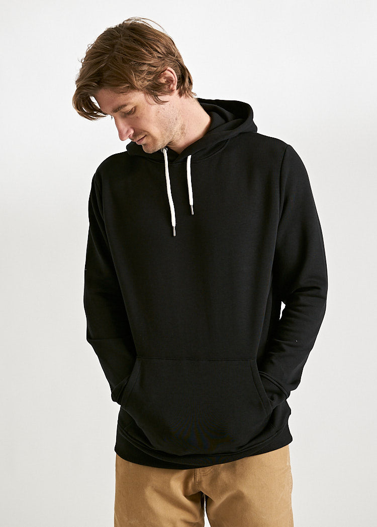 Wijld Andy Herren Hoodie Schwarz Bio-Baumwolle Gr. L