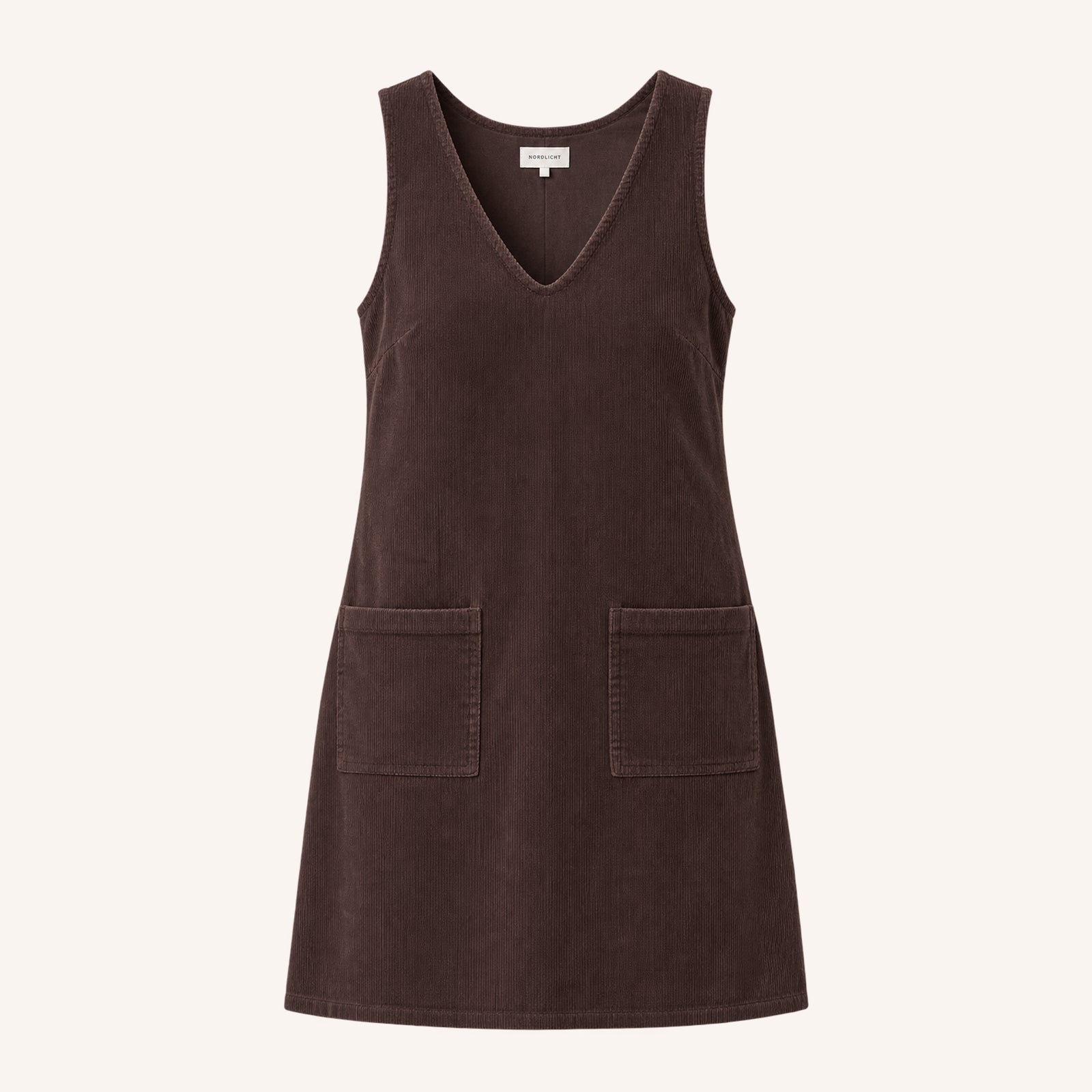 Nordlicht Ria Cord Kleid Braun Bio-Baumwolle