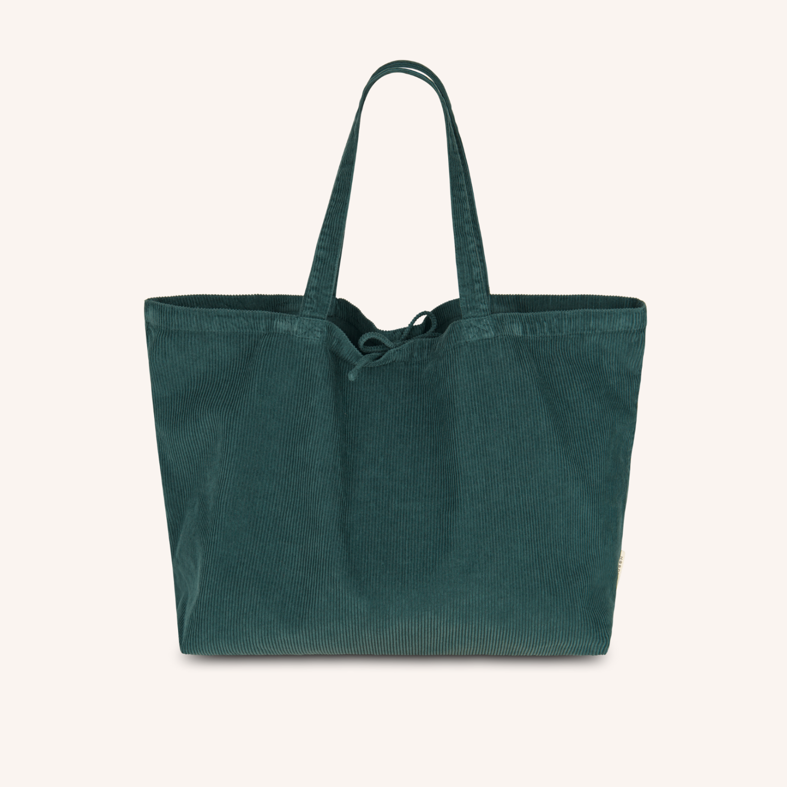 Nordlicht Mari Cordtasche Waldgrün Bio-Baumwolle