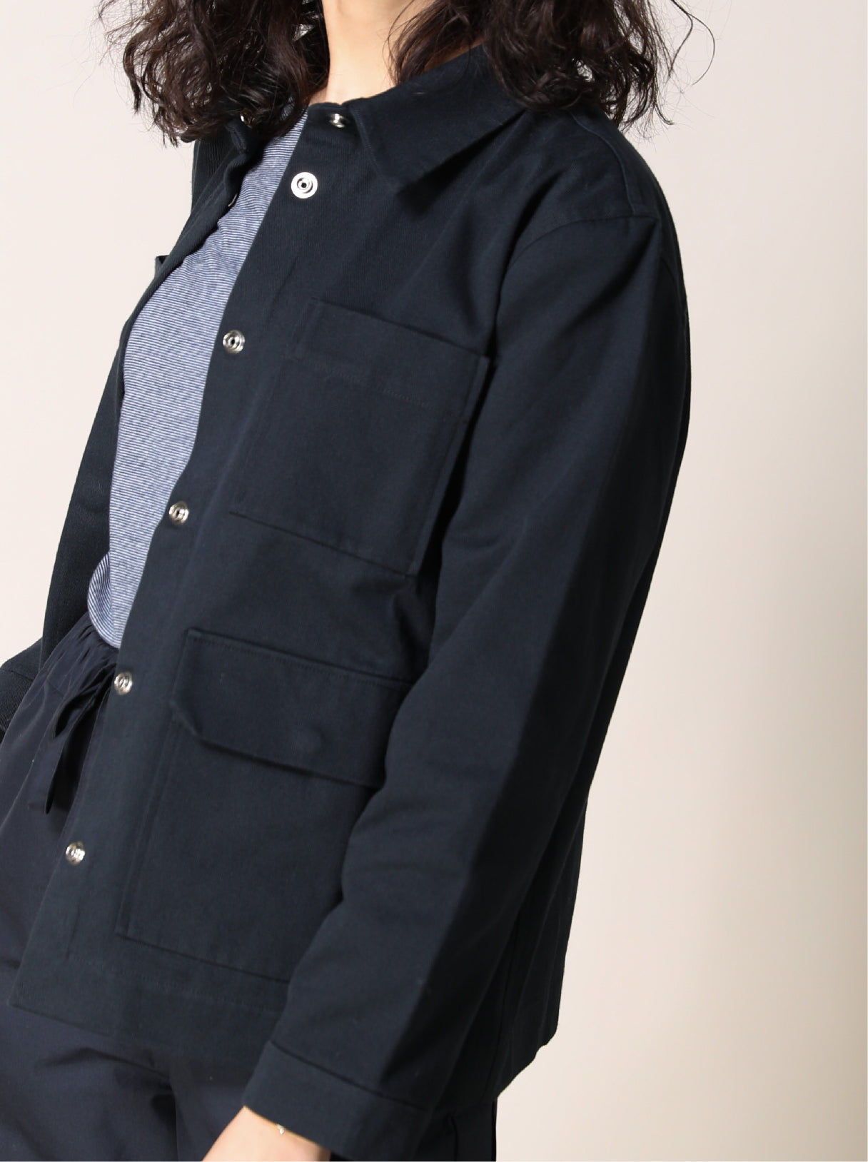 Christiane Strobel ELIN Workwear Jacke Bio-Twill Schwarz