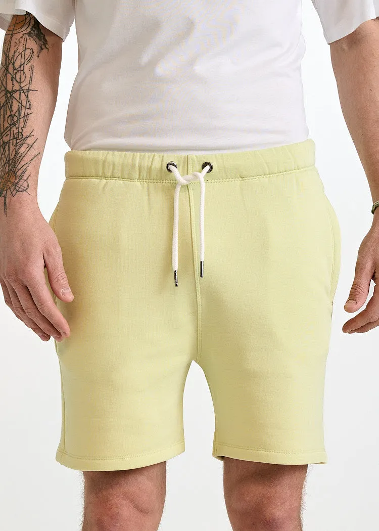Wijld Joseph Sweat Shorts Herren Shadow Lime Lyocell