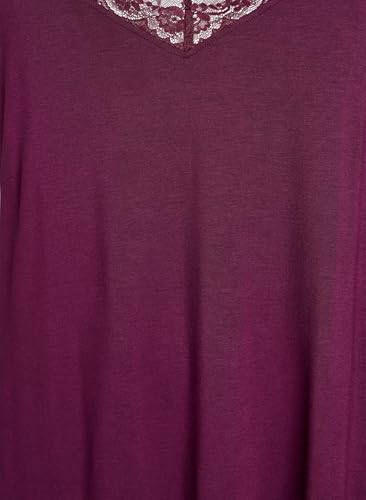 Zizzi Negligé Viskose Spitze Träger Fig Gr 42-44