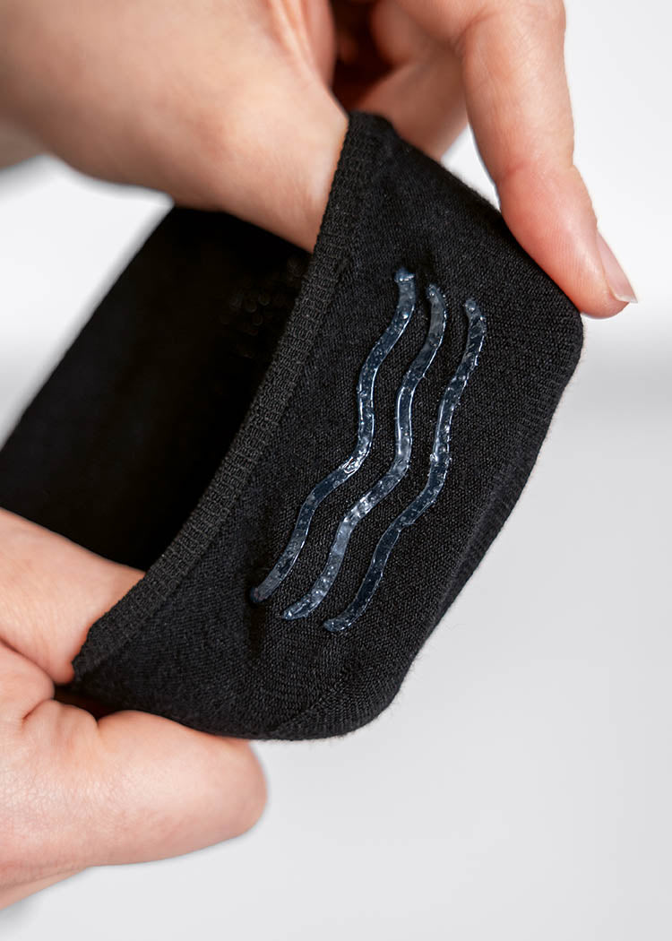 Wijld Woodsocks Ballerinasocken Schwarz Lyocell