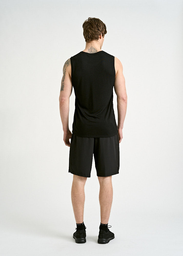 Wijld T-Shirts & Tops Sportshirt Arian Sleeveless Schwarz Herren