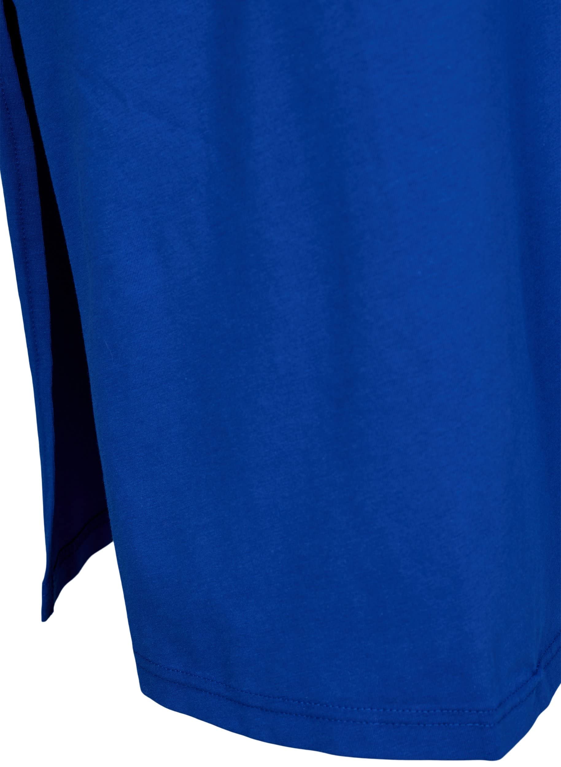 Zizzi Dresses Kleid Baumwolle kurze Ärmel Große Größen