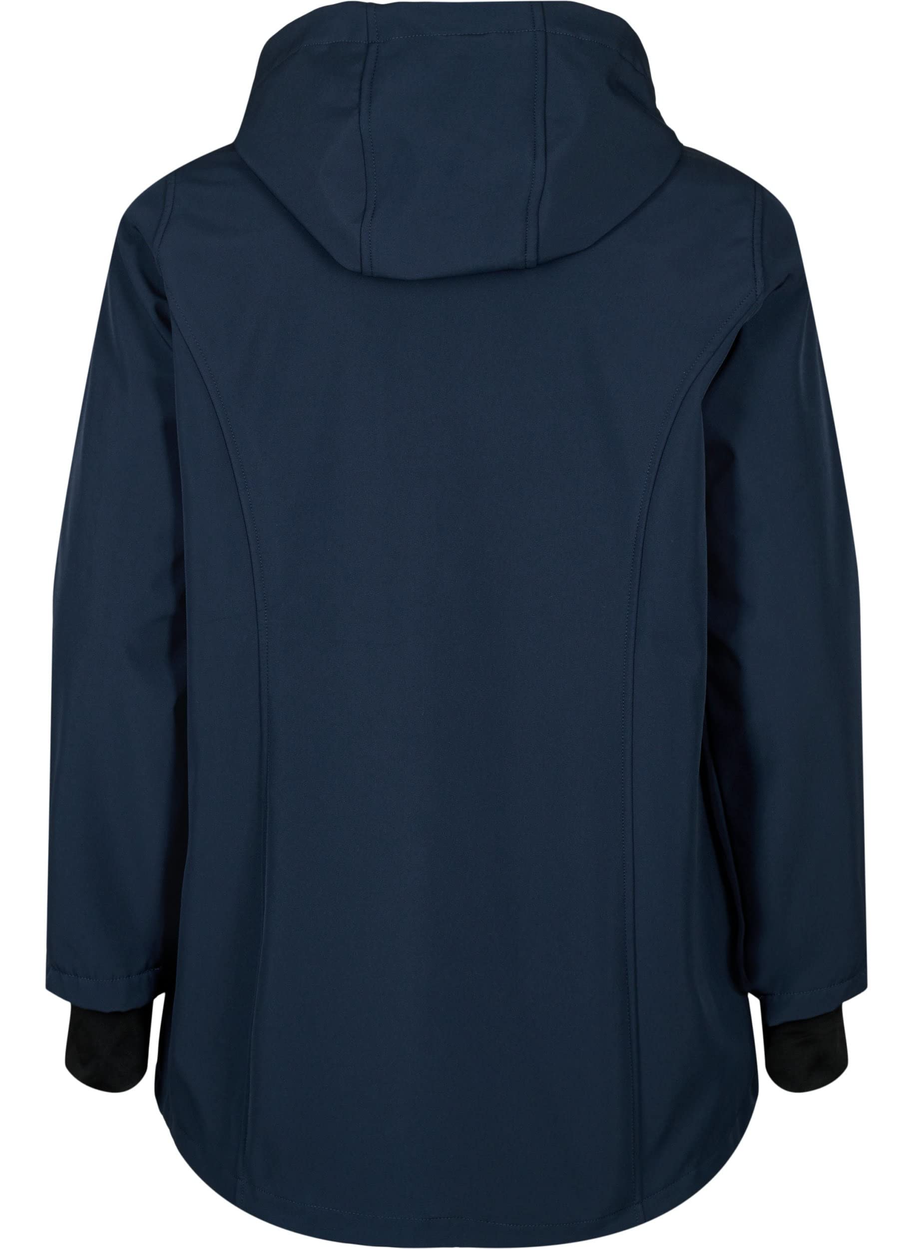 Zizzi Softshelljacke Night Sky Kurz Fleece Gr. 42-44
