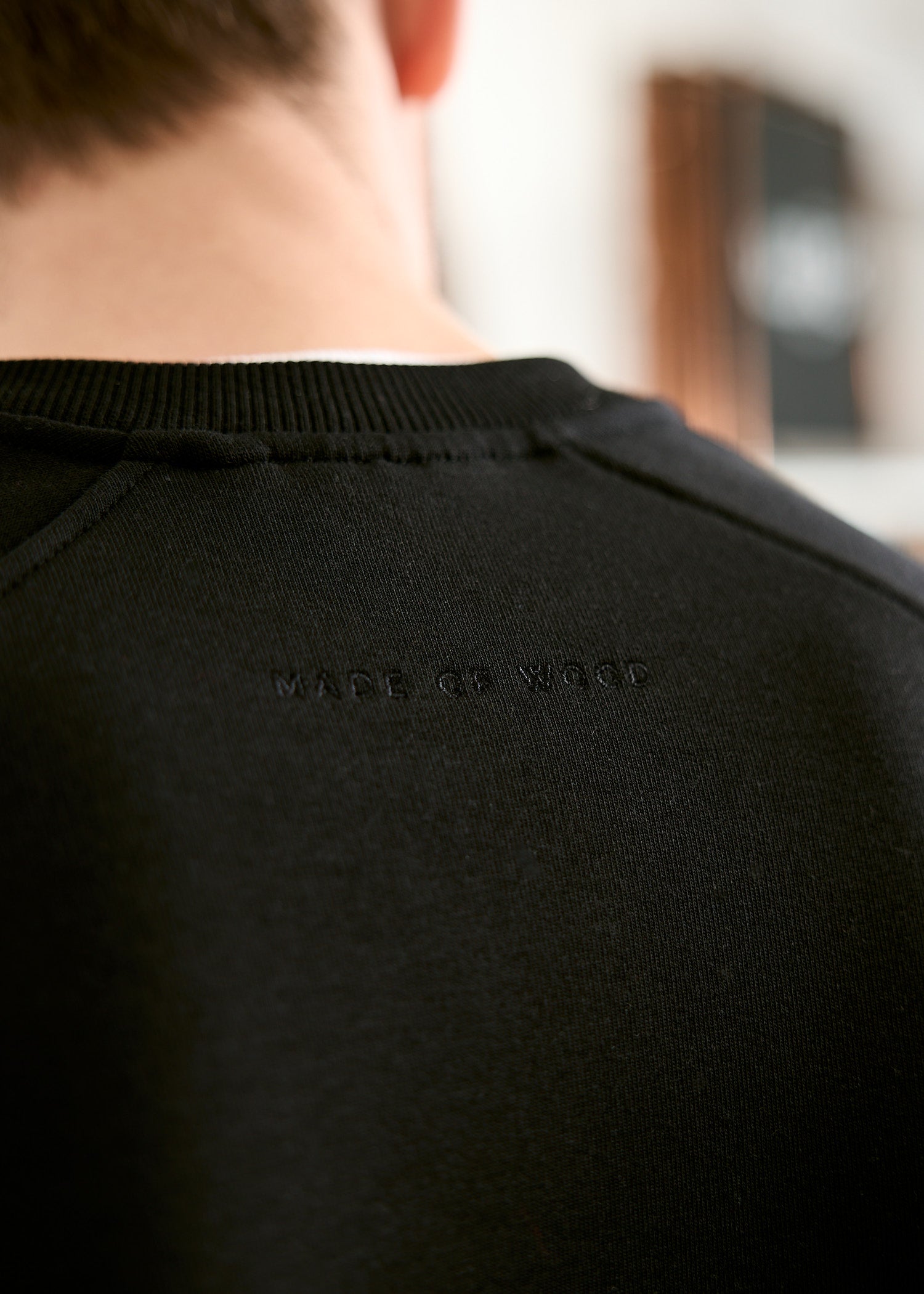 Wijld Sweater Edmund Herren Pullover Black Lyocell