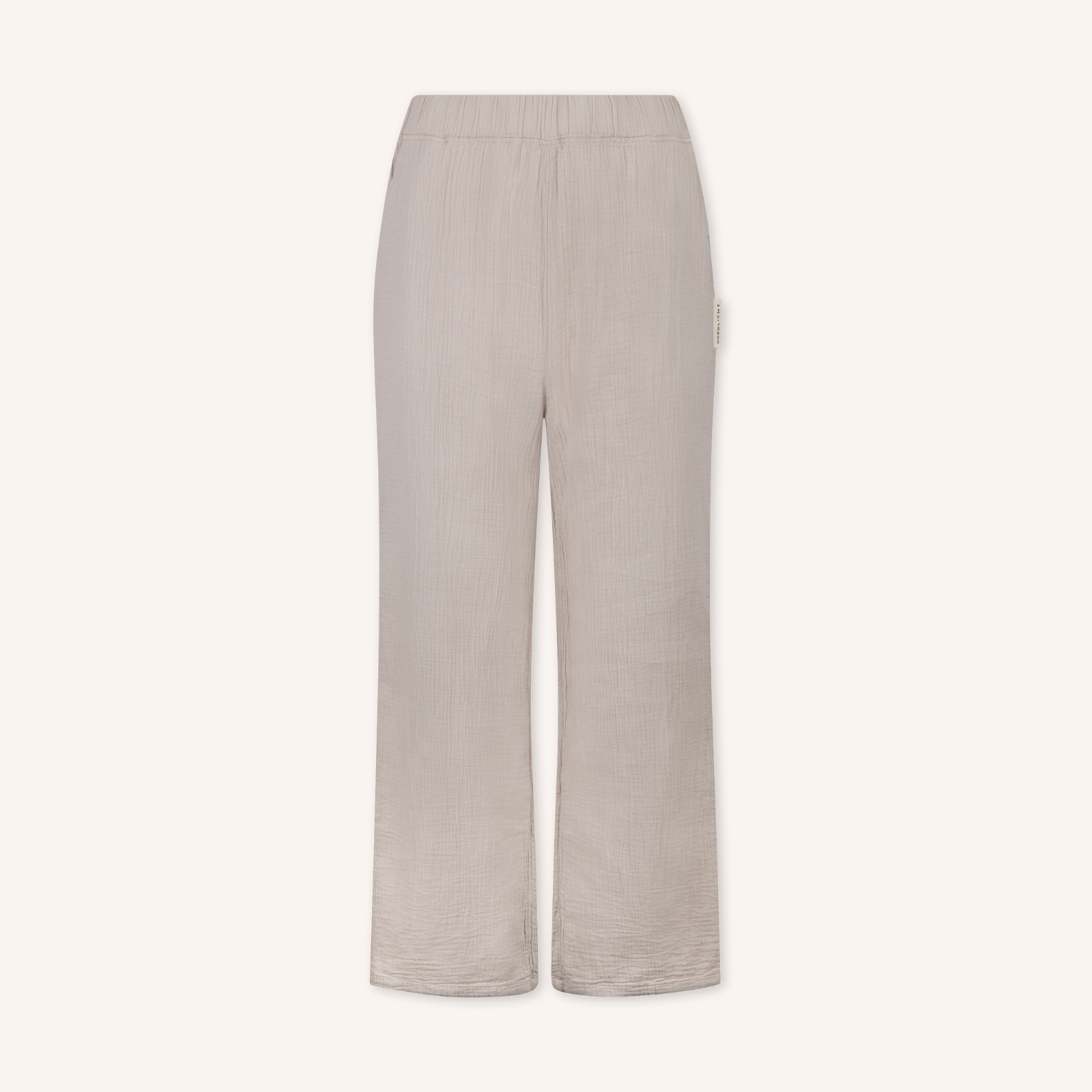 Nordlicht Leja Lang Musselinhose Natur Bio-Baumwolle