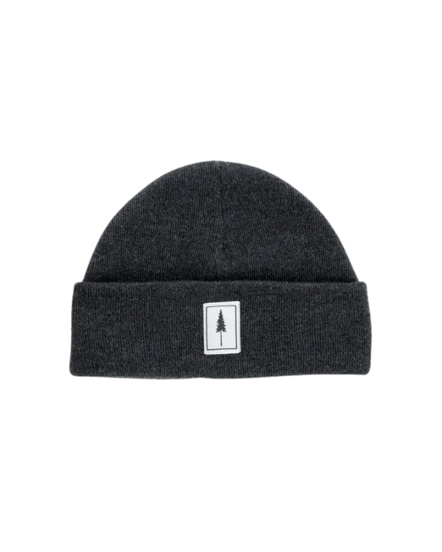 NIKIN Treeanie Classic Kinder Mütze Black Mel Polylana