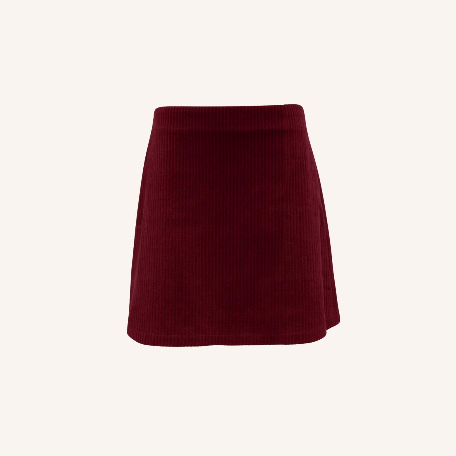 NORDLICHT Jersey Cordrock Rosa Damen Cherry Bio-Baumwolle