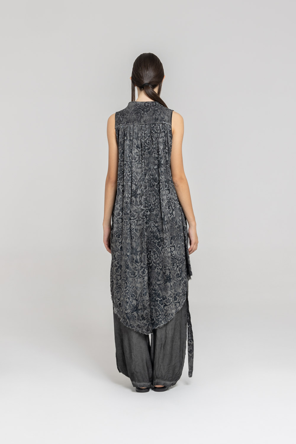 Sanctamuerte Capispalla Gilet Weste Baumwolle Tencel