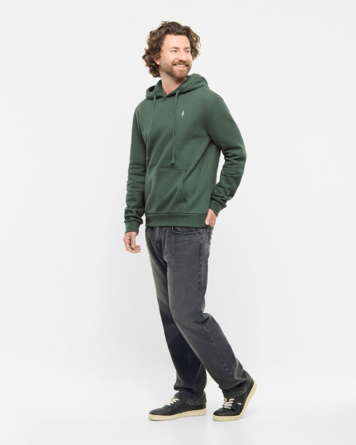 NIKIN TreeHoodie Hoodie Olive Mel Bio-Baumwolle