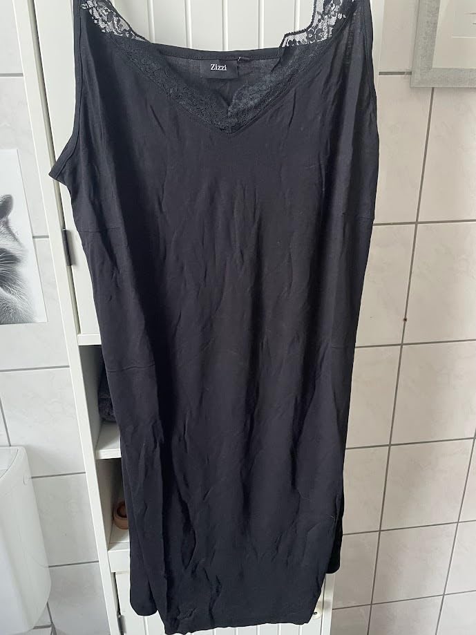 Zizzi Negligé Viskose Spitze Träger Fig Gr 42-44