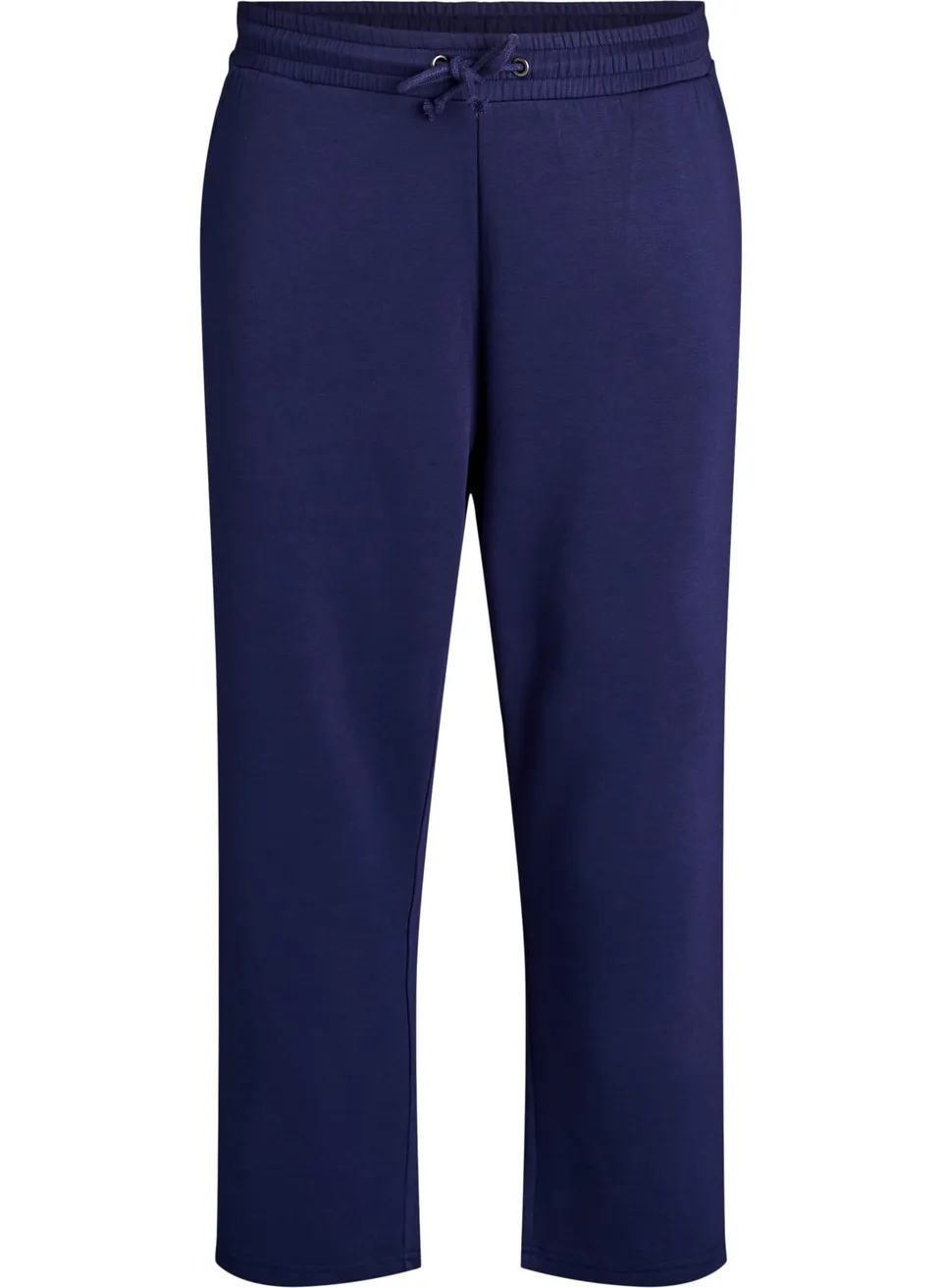 Zizzi Hose Modal Kordelzug Locker 42-44 Evening Blue