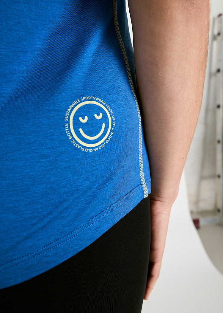 Wijld Sportshirt Fanny Damen Sport T-Shirt Dazzlingblue Lyocell