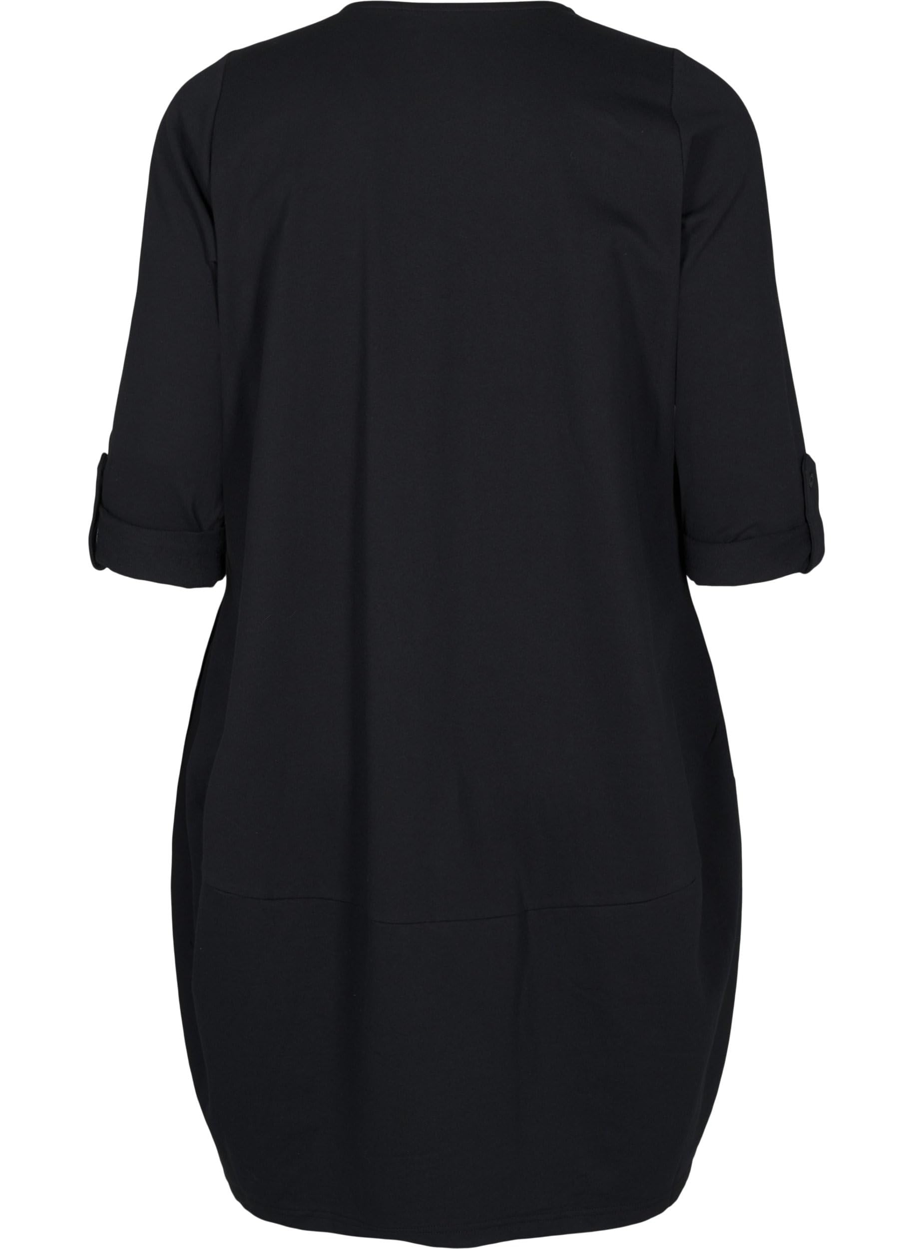 Zizzi Dresses Ballonkleid Baumwolle 46-48 mit Taschen