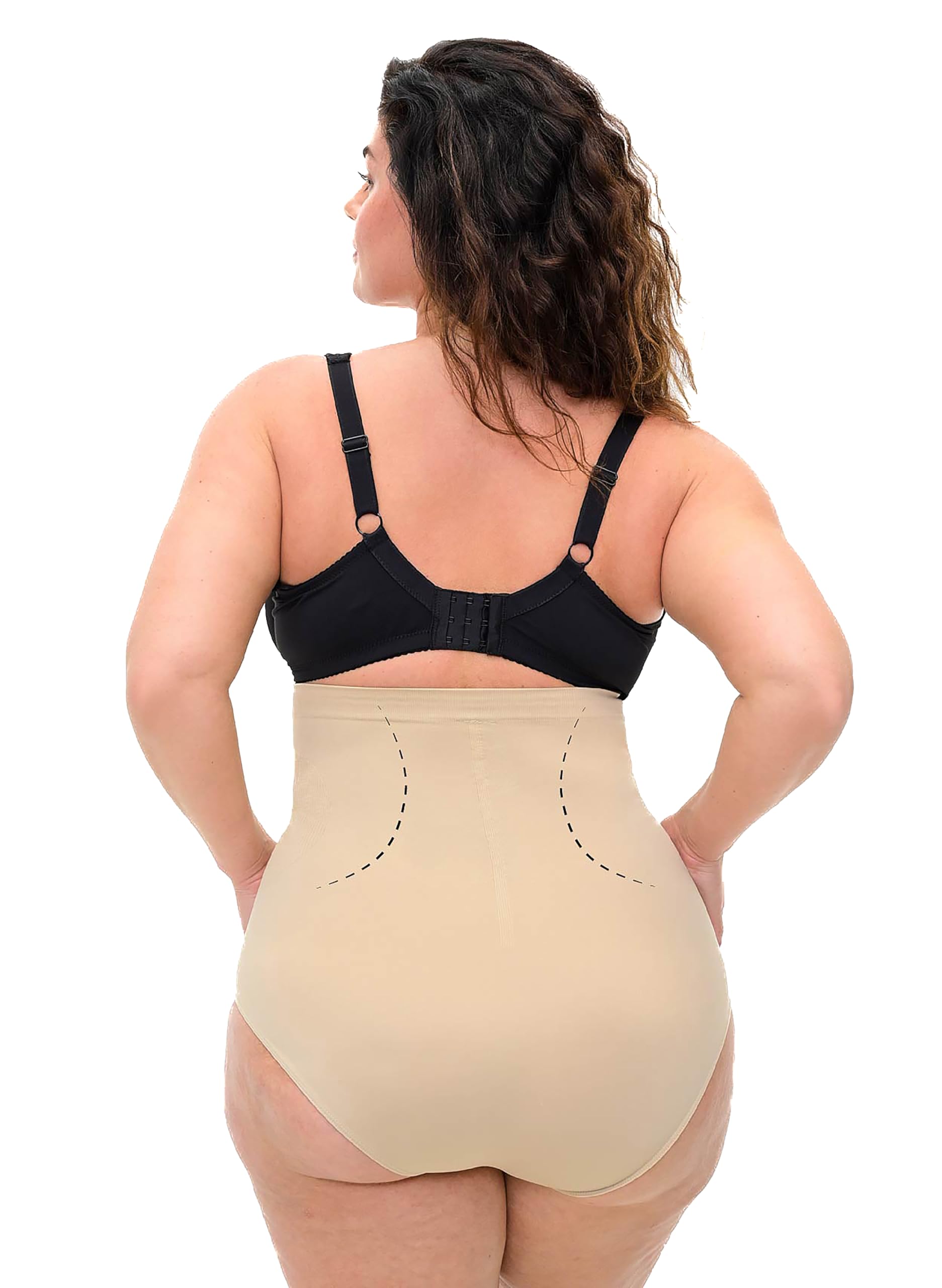 Zizzi Shapewear Slip Formend Nahtlos Nude Gr. S