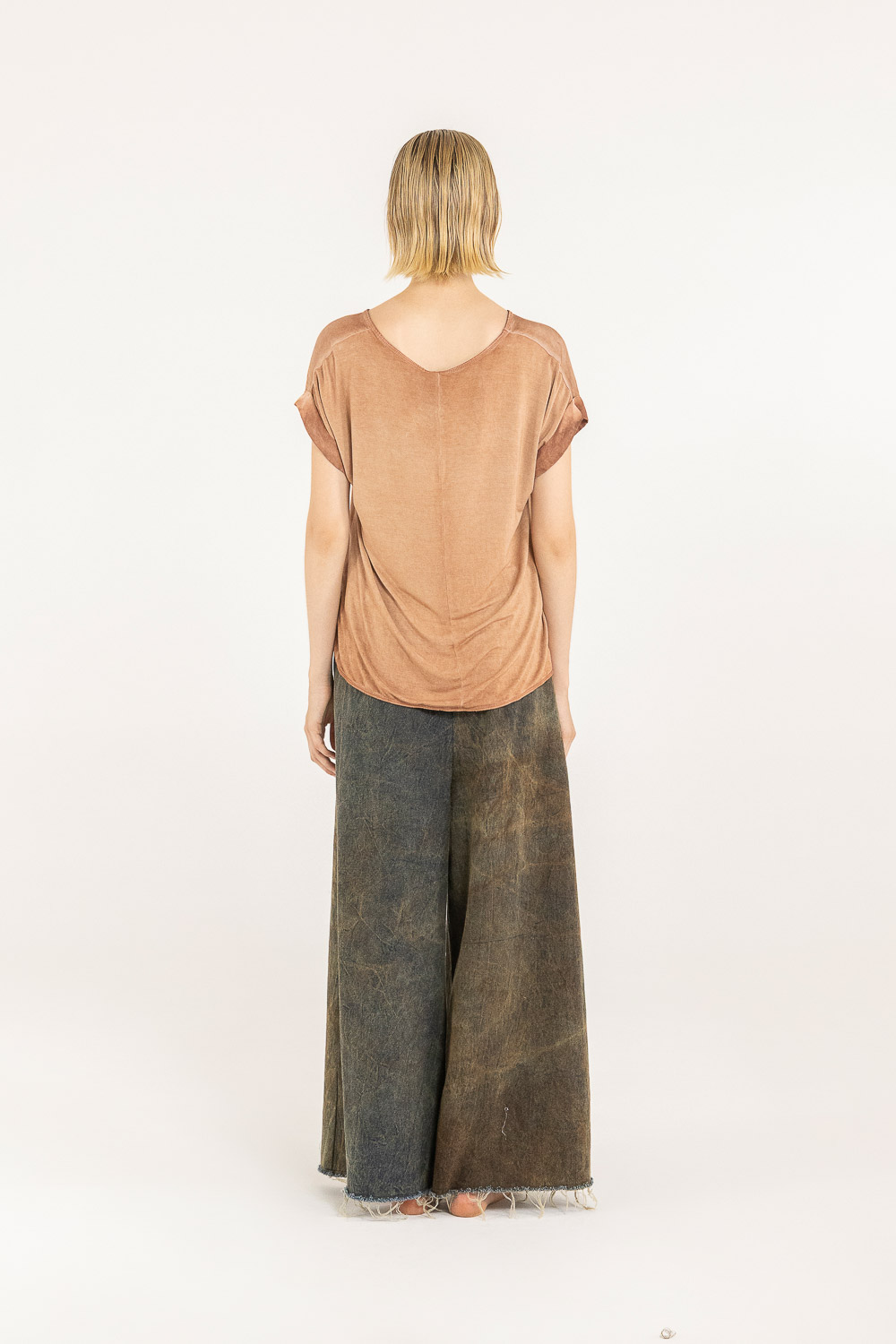 Sanctamuerte T-Shirt Tshirt Girocollo Shirt Viskose