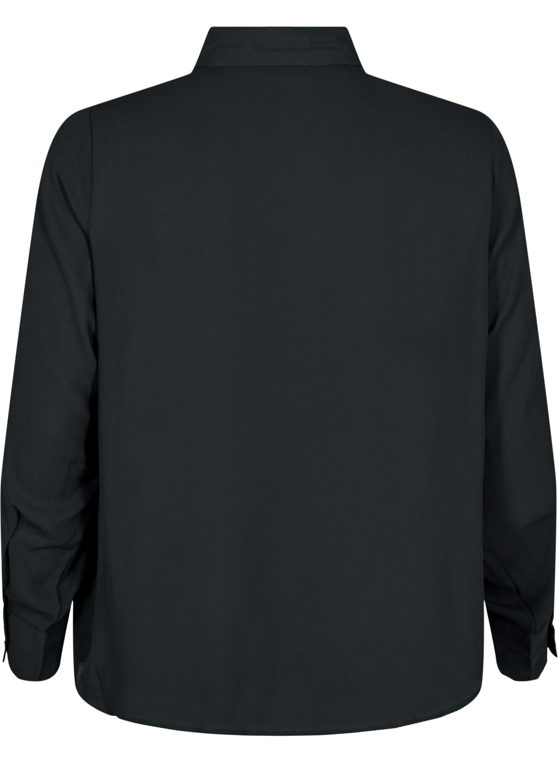 Zizzi Blouses & Shirts Bluse Damen Große Größen Langarm Regular Fit