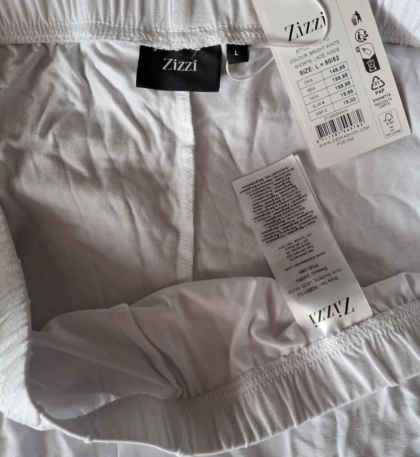 Zizzi Radlerhose Spitze Hohe Taille Schwarz Damen