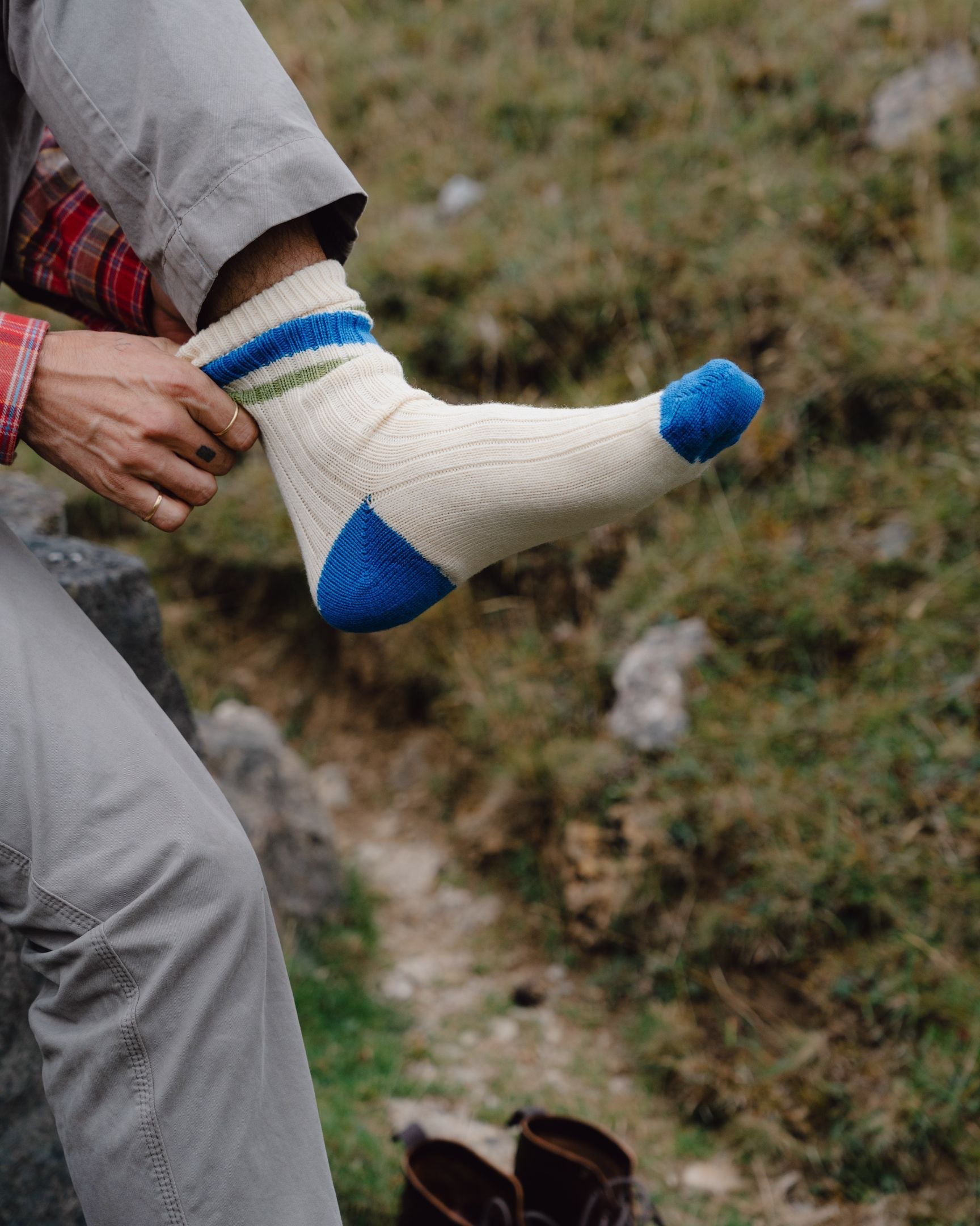 Peregrine Park Socken Cobalt Merino