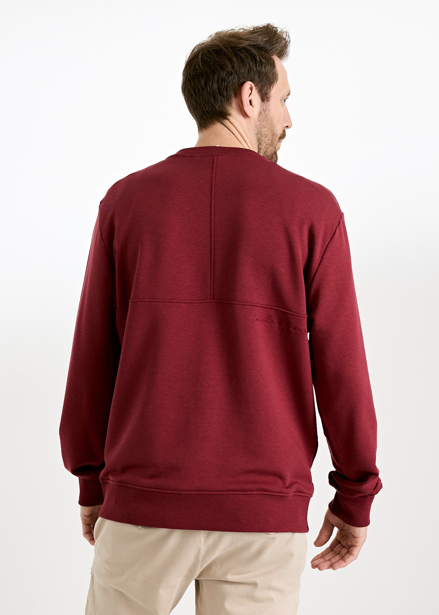 Wijld Till Herren Sweater Tibetan Red Lyocell-Bio-Baumwolle
