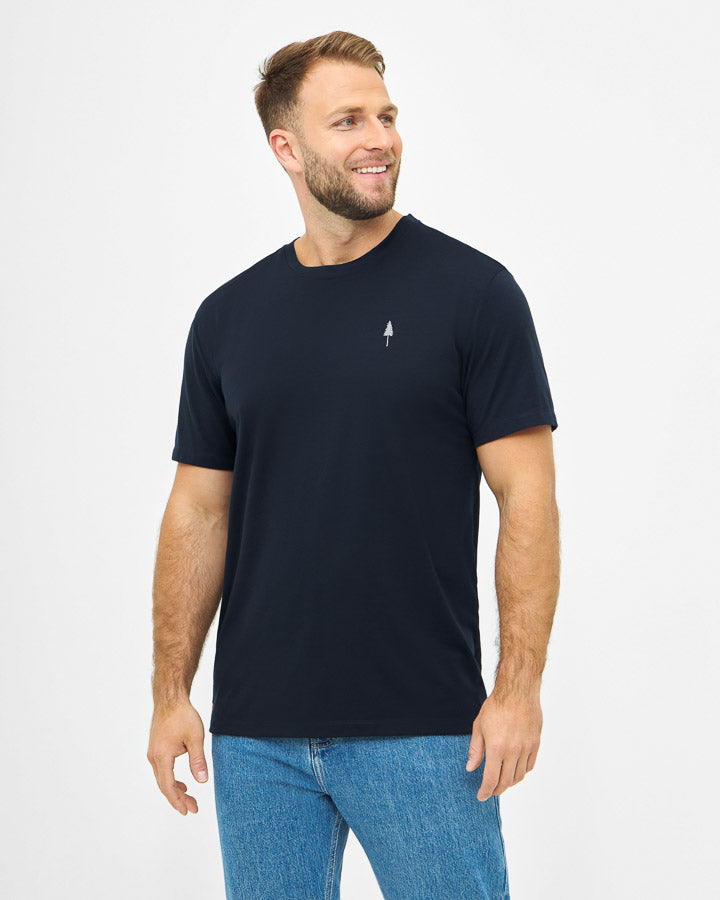 NIKIN TreeShirt Circular T-Shirt Dark Navy naNea