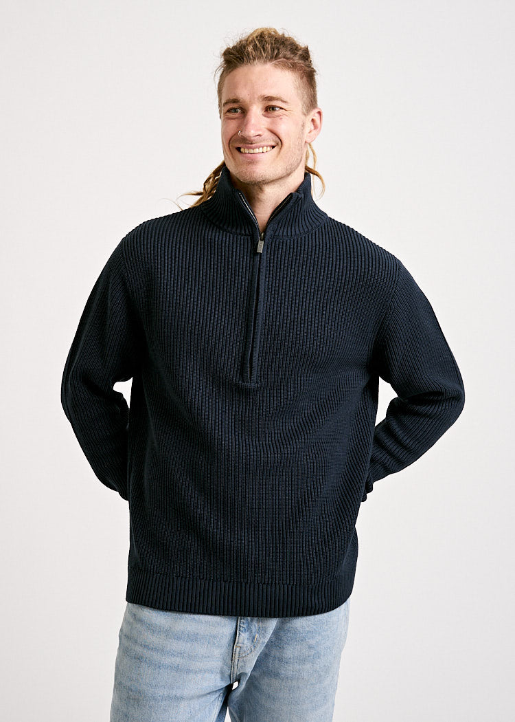 Wijld Troyer Carbon Herren Strickpullover Holzfaser