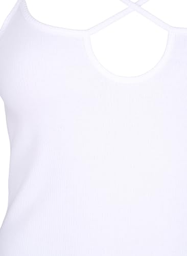 Zizzi Singlet Top Rib Top Große Größen Bio-Baumwolle