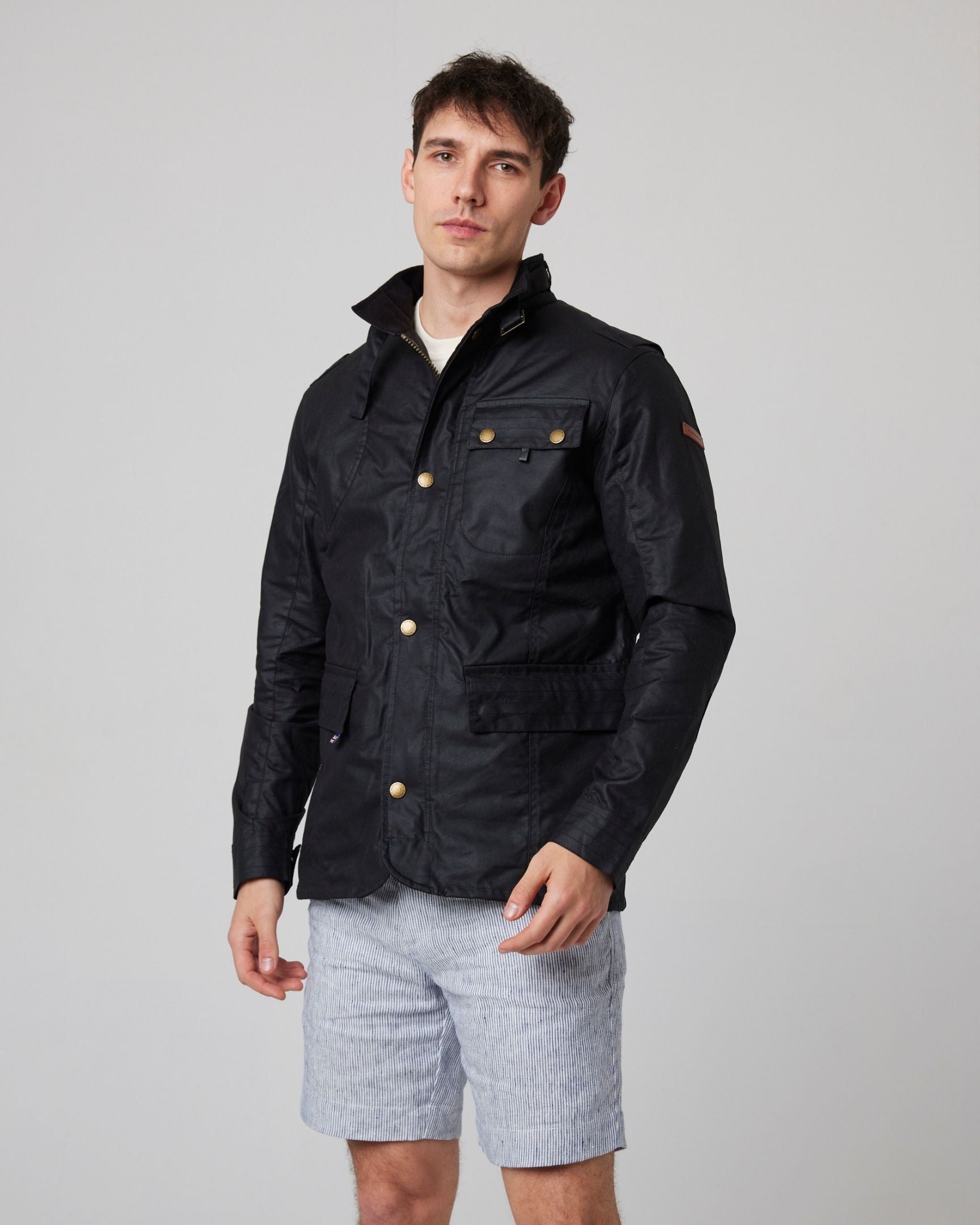Peregrine Bexley Jacket Wachsjacke Brown Herren