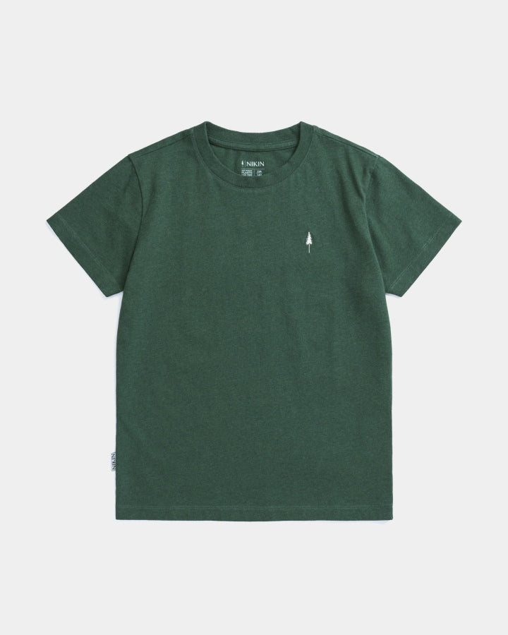 NIKIN TreeShirt Kids Kinder T-Shirt Olive Mel Bio-Baumwolle