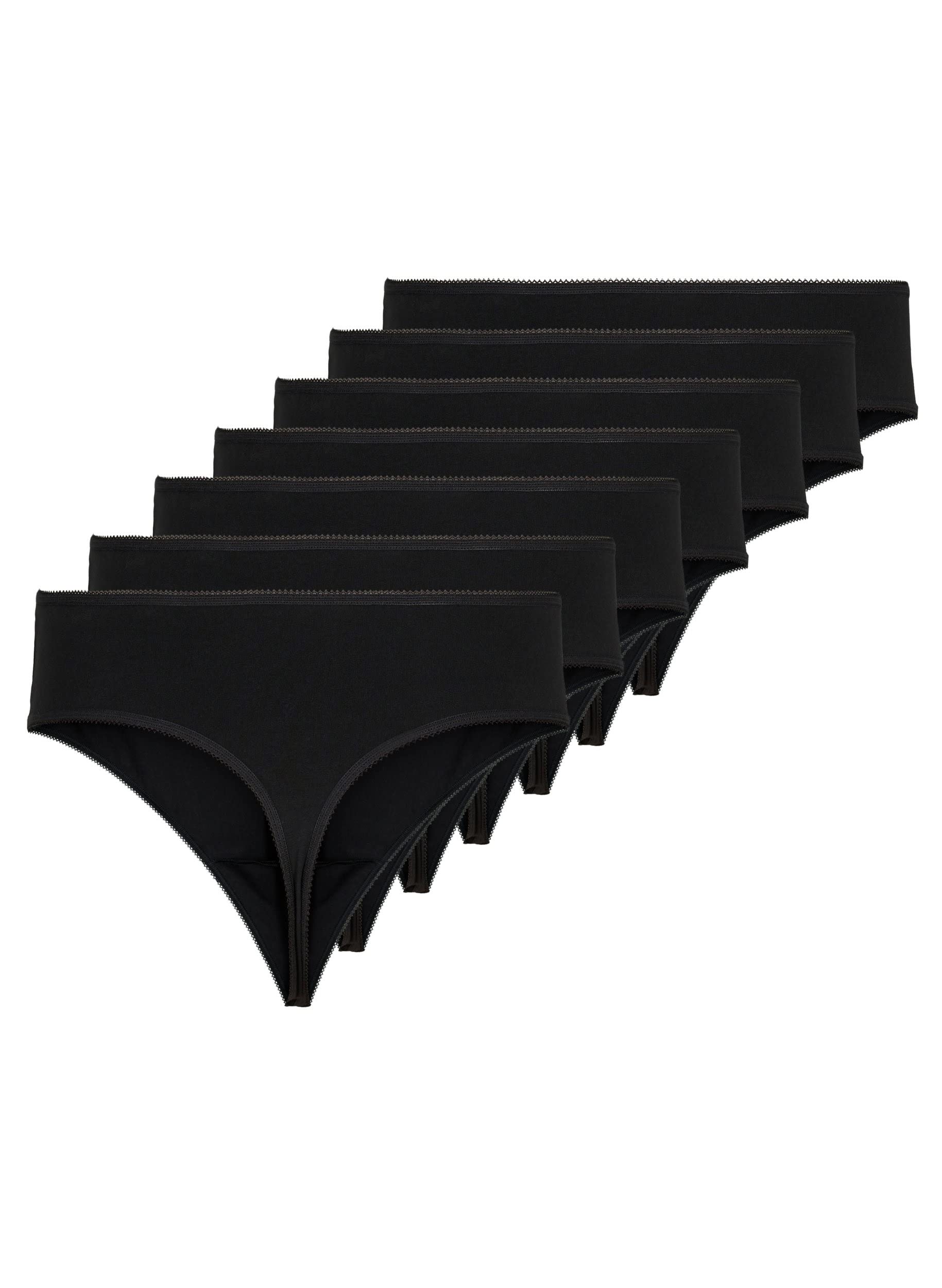 Devoted by Zizzi G-String Baumwolle 7er-Pack Gr. 42