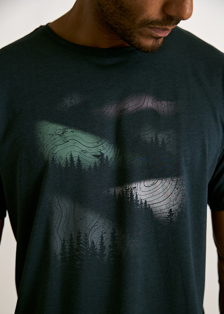 Wijld Alex Brushed Fields Herren T-Shirt Regular