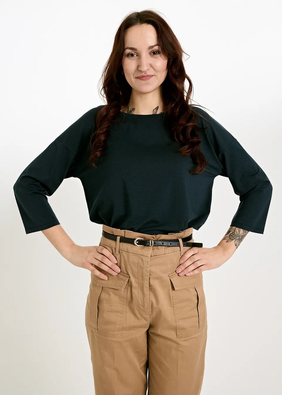 Wijld Langarmshirt Christin Damen Carbon 3/4-Arm