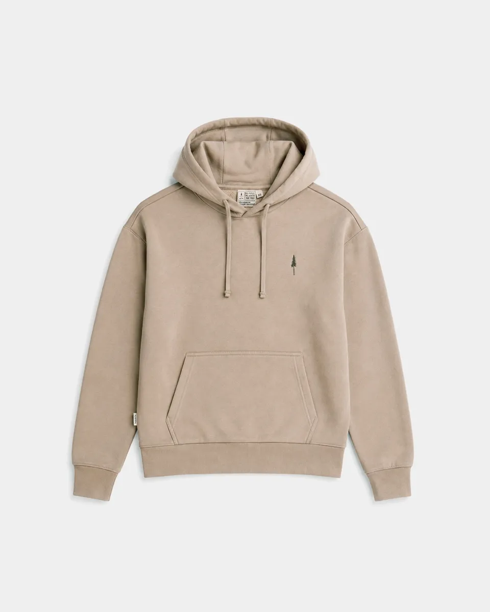 NIKIN TreeHoodie Hoodie Light Taupe Bio-Baumwolle