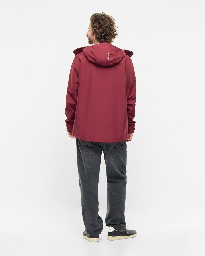 NIKIN TreeJacket Rain Regenjacke Burgundy Wasserdicht