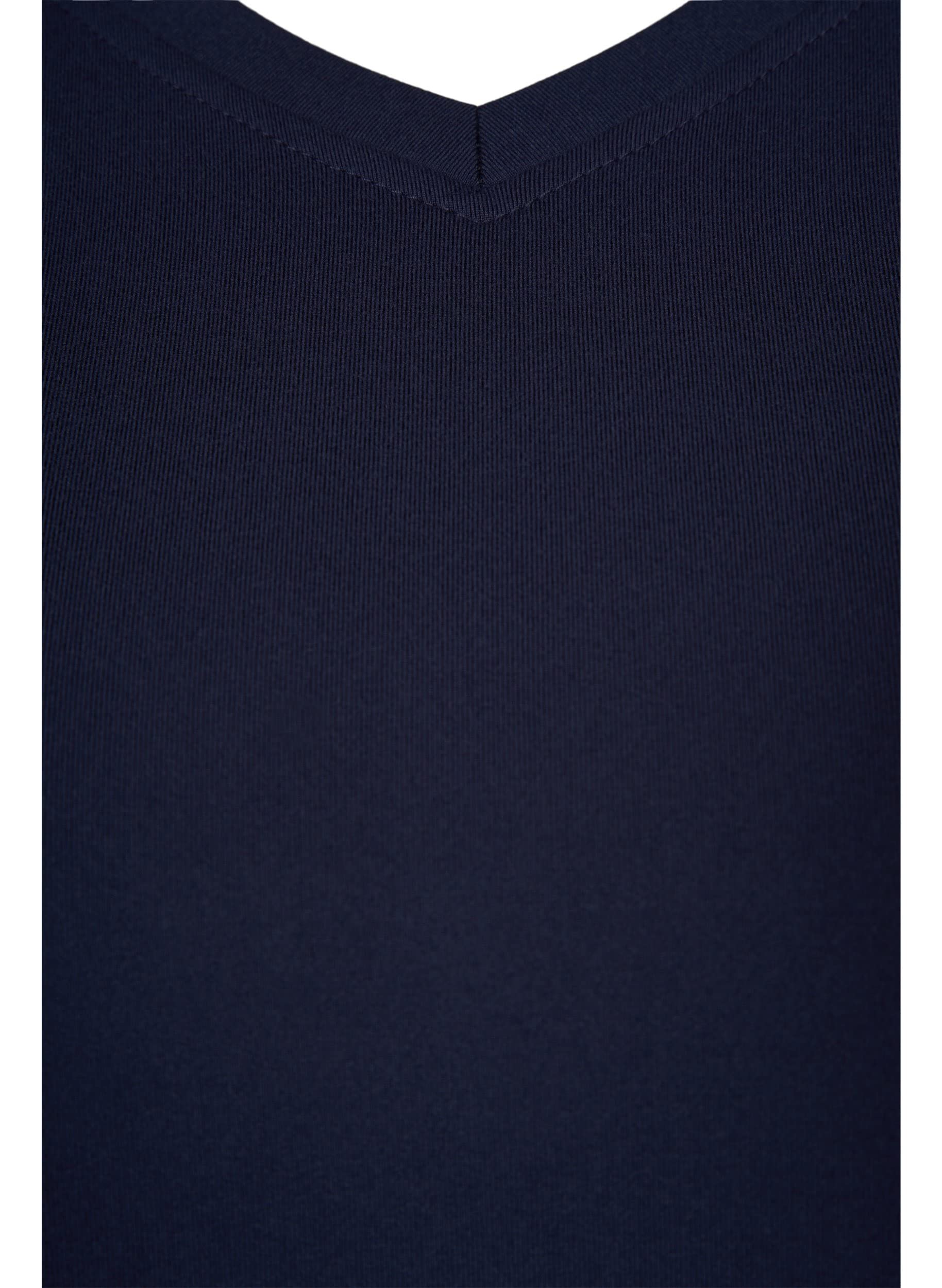 Active by Zizzi T-Shirt V-Ausschnitt 2er-Pack Sport
